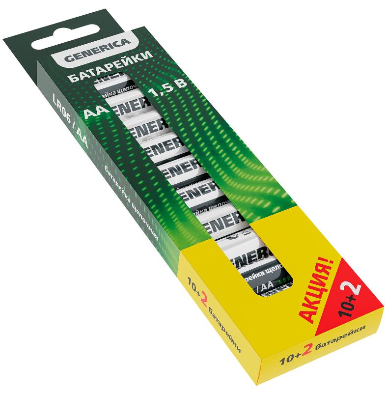Батарейка щелочная Alkaline LR06/AA (10…