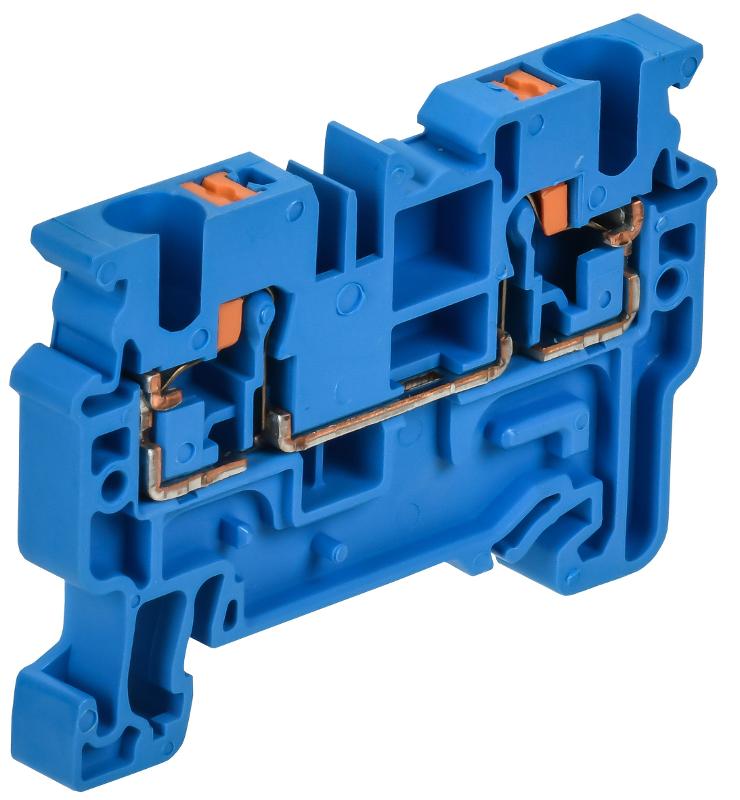ARMAFIX Клемма пруж. Push In CP 4мм2 синяя