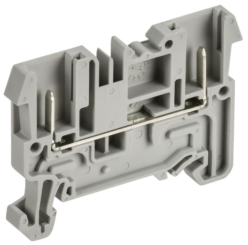 ARMAFIX Клемма пруж. CX2,5-2B 2,5мм2 серая