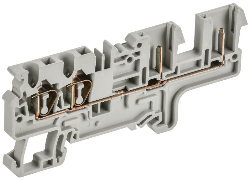 ARMAFIX Клемма пруж. CX2,5-4-2B 2,5мм2 4-конт. серая