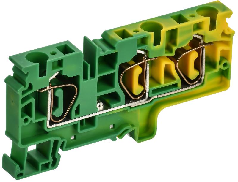 ARMAFIX Клемма пруж. CX10-3 PE 10мм2 3-конт. зазем.