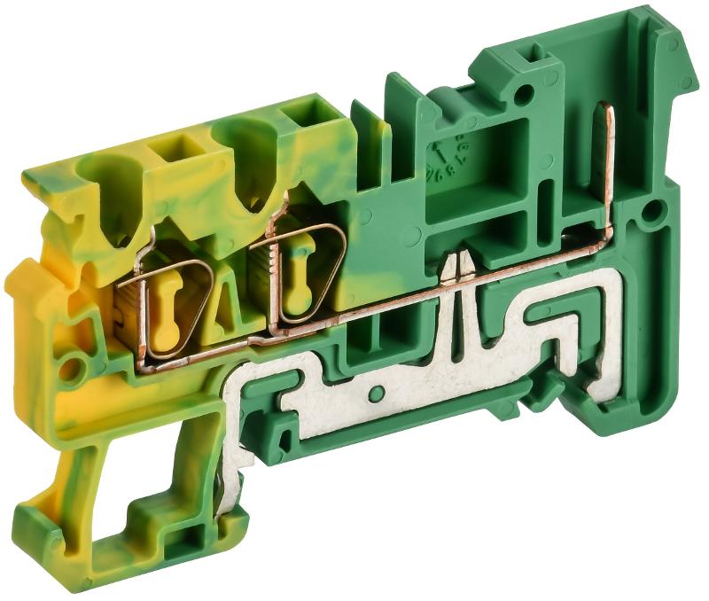 ARMAFIX Клемма пруж. CX2,5-3-1B PE 2,5мм2 3-конт. зазем.