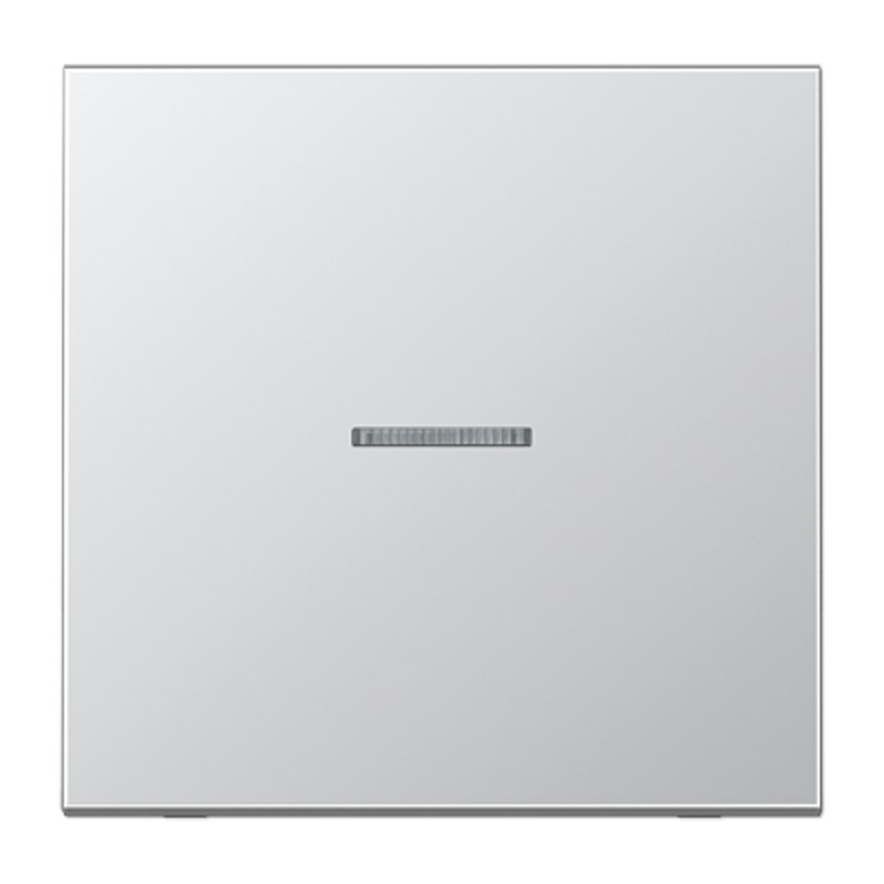 Клавиша для KNX кнопки, 1 группа, с окошком; металл; алюминий