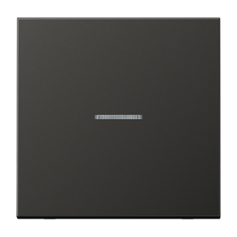 Клавиша для KNX кнопки, 1 группа, с окошком; металл; антрацит