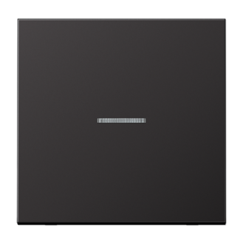 Клавиша для KNX кнопки, 1 группа, с окошком; металл; дарк