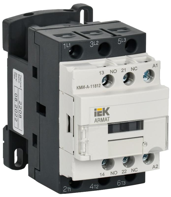 ARMAT Контактор КМИ-А-11812 LC1D 18А 230В/АС3 1НО/1НЗ
