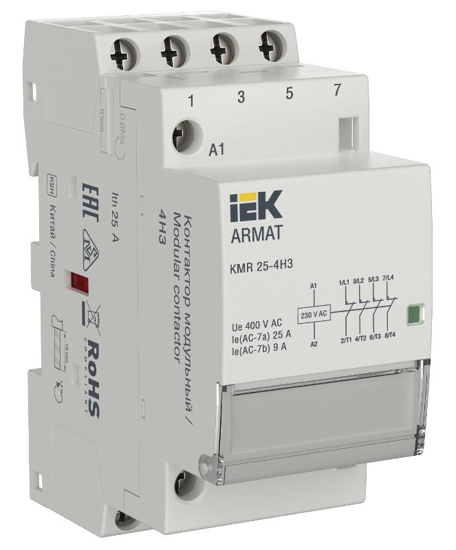 ARMAT Контактор модульный KMR 25А 230В AC 4НЗ