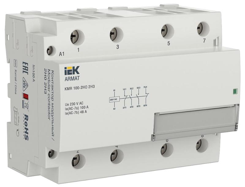 ARMAT Контактор модульный KMR 100А 230В AC 2НО 2НЗ