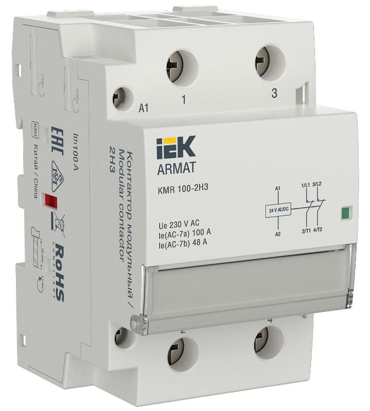 ARMAT Контактор модульный KMR 100А 24В AC/DC 2НЗ
