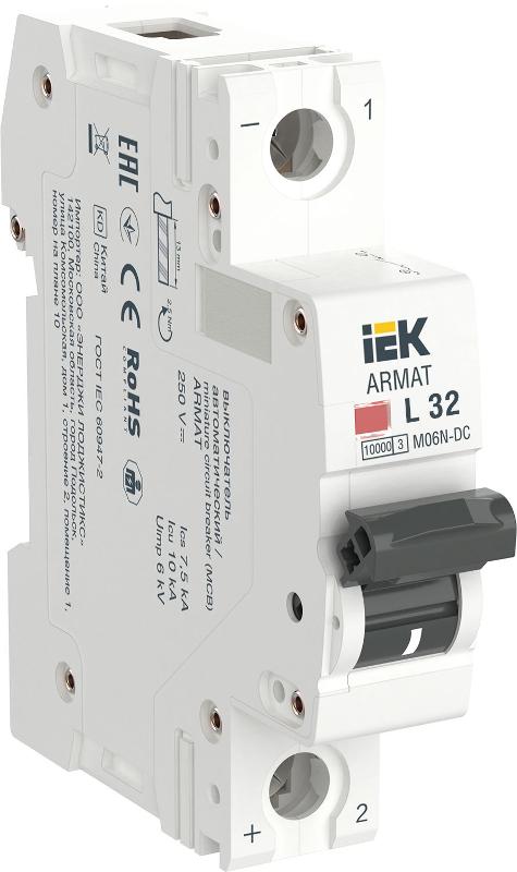 ARMAT Авт. выкл. M06N-DC 1P L 32А
