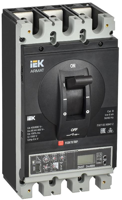 ARMAT Авт. выкл. лит. корпус 3P H 85кА 400А эл. пр.