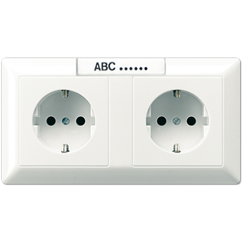 SCHUKO®-розетка для кабельных каналов 16 A / 250 B ~
