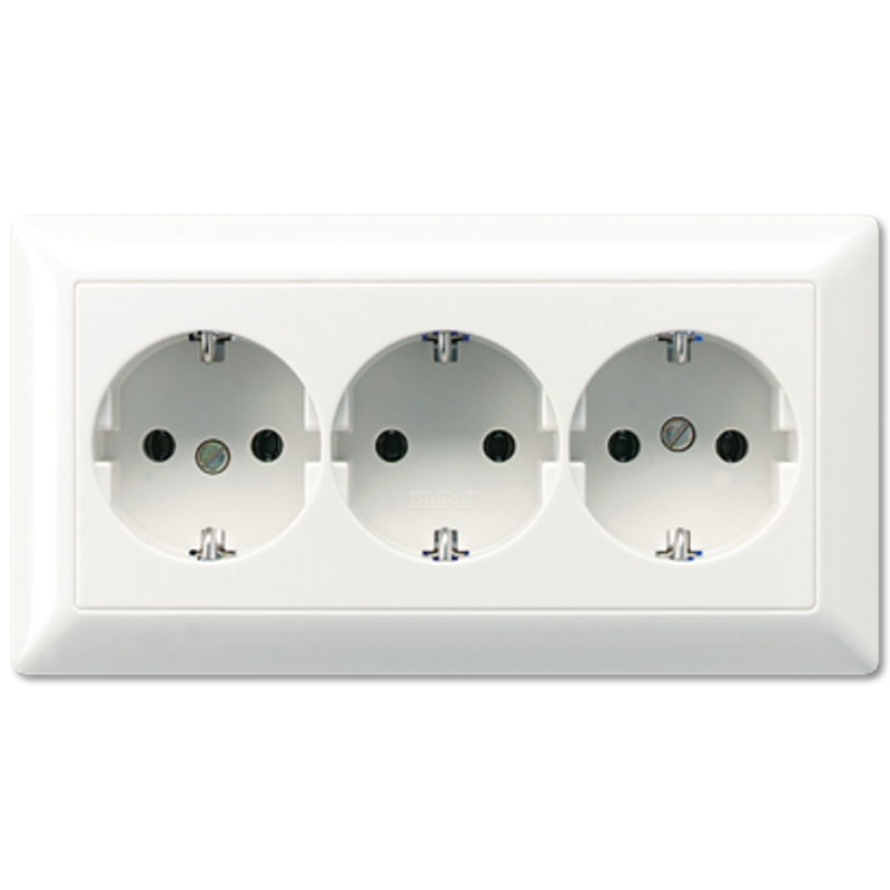 SCHUKO®-розетка для кабельных каналов 16 A / 250 B ~