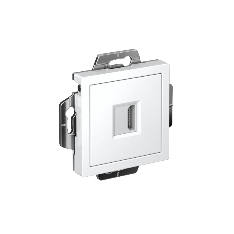AtlasDesign Белый Розетка HDMI, тип А-А, механизм