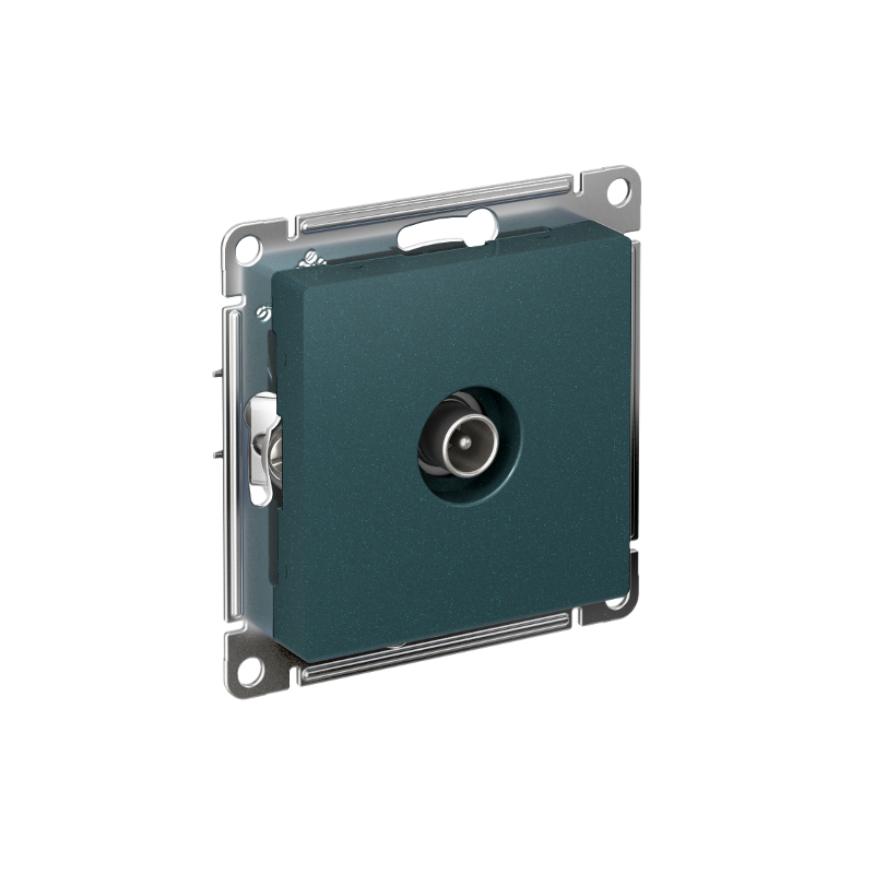 AtlasDesign Изумруд Розетка TV проходная 4DB, механизм
