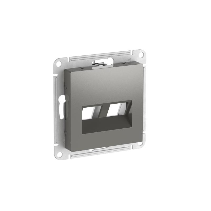 AtlasDesign Сталь Накладка двойная для информационных функций типа Keystone