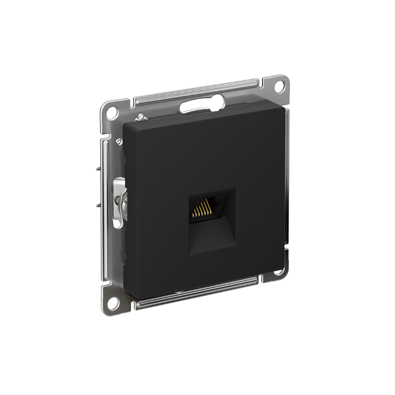 AtlasDesign Карбон Розетка компьютерная RJ45, механизм
