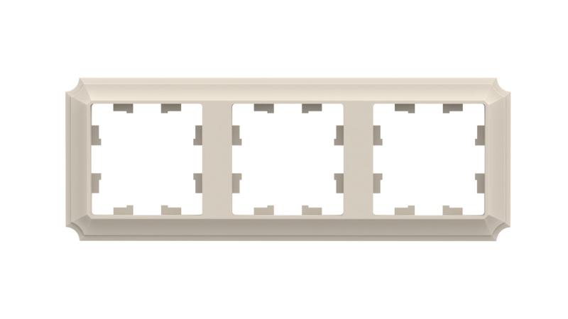 AtlasDesign Antique Рамка 3-ая, универсальная, Бежевый