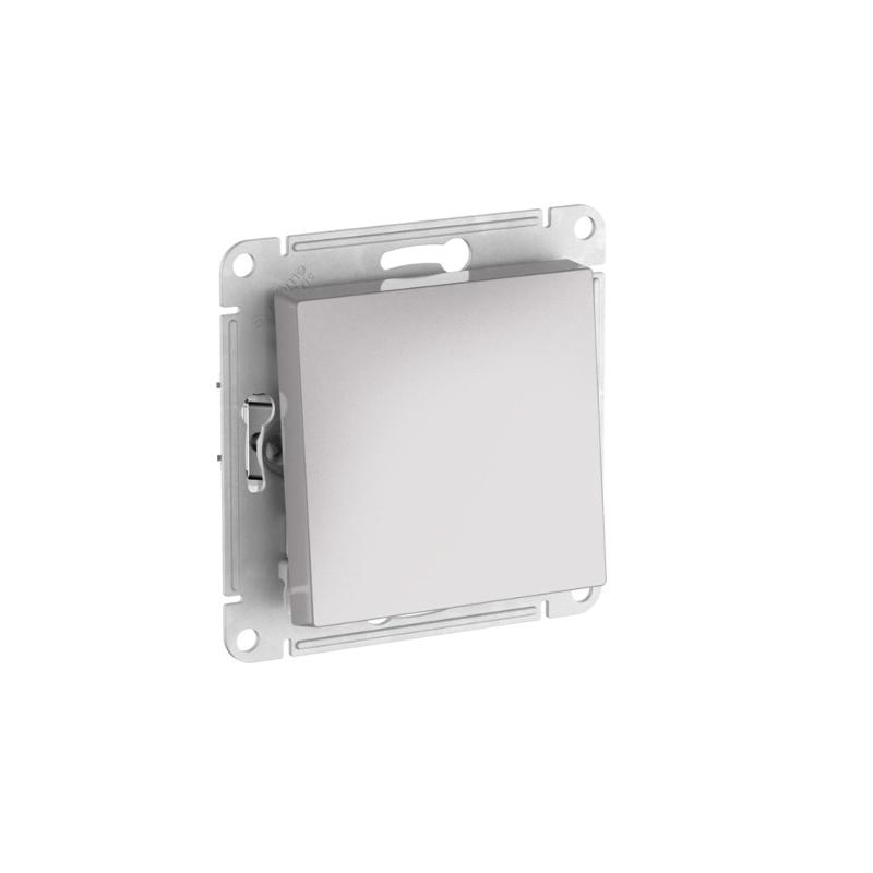 AtlasDesign Aqua Алюминий Переключатель 1-клавишный IP44,сх.6, 10АХ,механизм, быстрозажимные клеммы