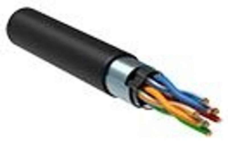 Витая пара F/UTP 5E 24AWG 4PR LDPE 1м черн. 305м РФ