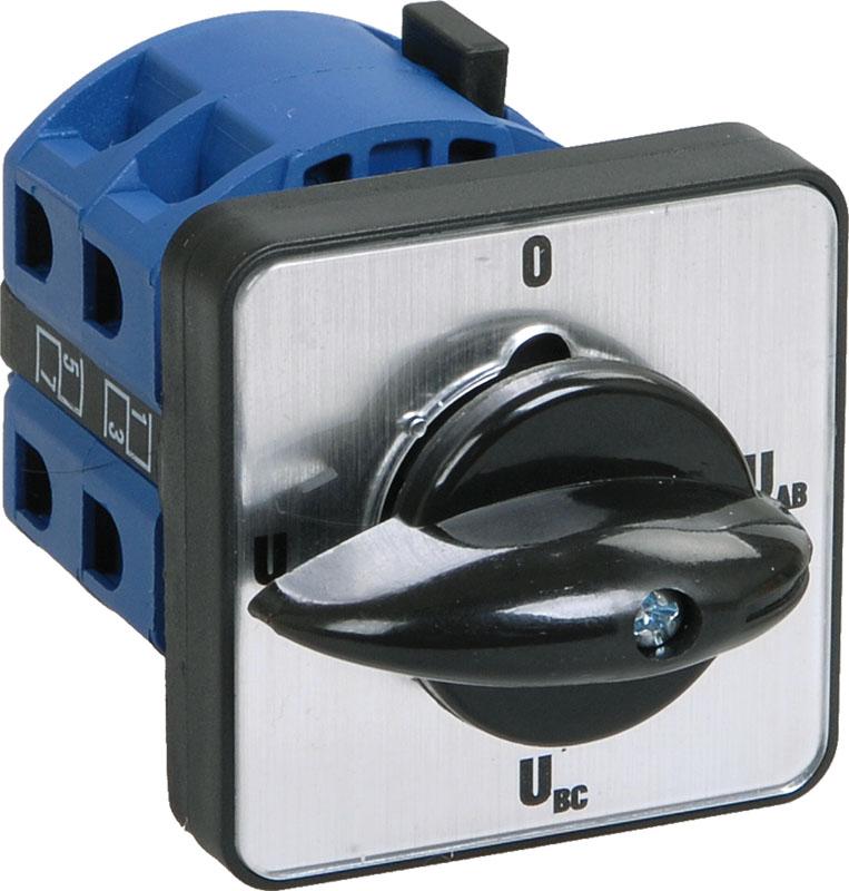 Переключатель кулачковый ПКП10-44 /O 10А "Uc-O-Ua-Ub" 4Р/400В