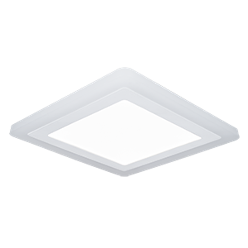 Светильник светодиодный встраиваемый Backlight BL124 Квадрат. Акрил, 12+4W, LED 3000K, 190*190,