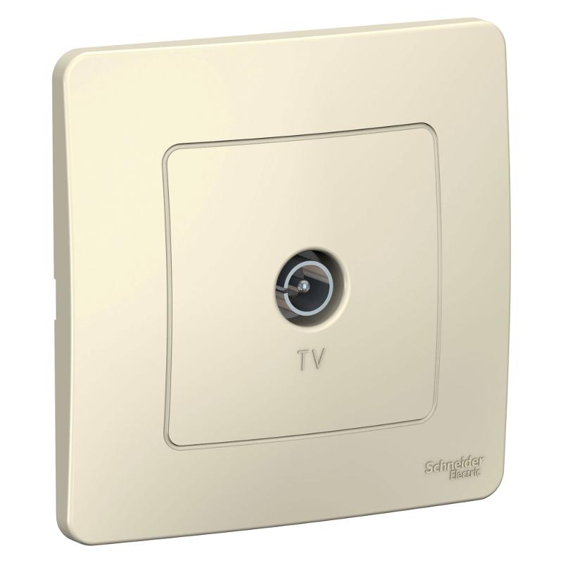 Blanca Молочный С/У Розетка TV