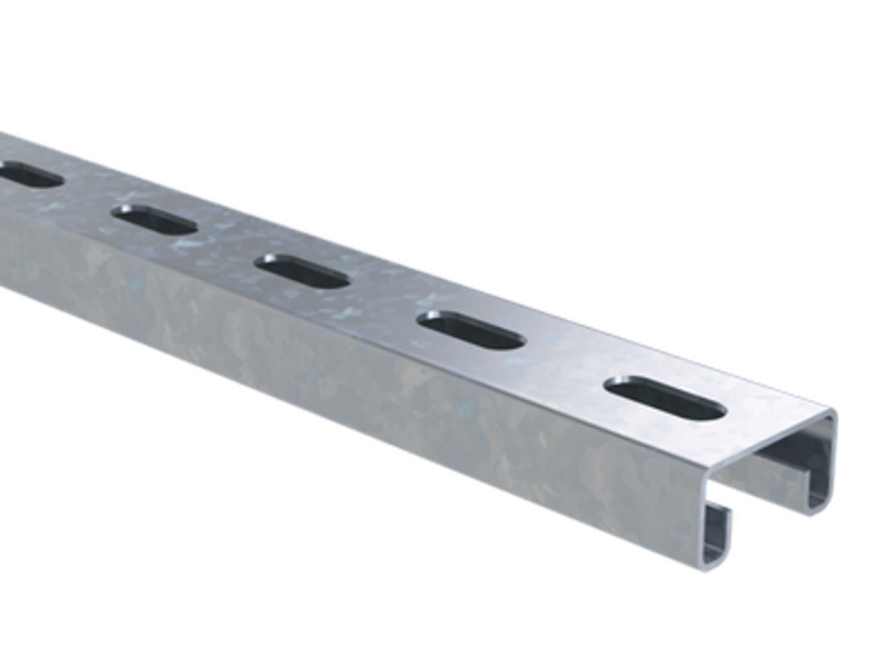 Профиль С-образный 41х21, L500, толщ.1,5 мм, горячеоцинкованный