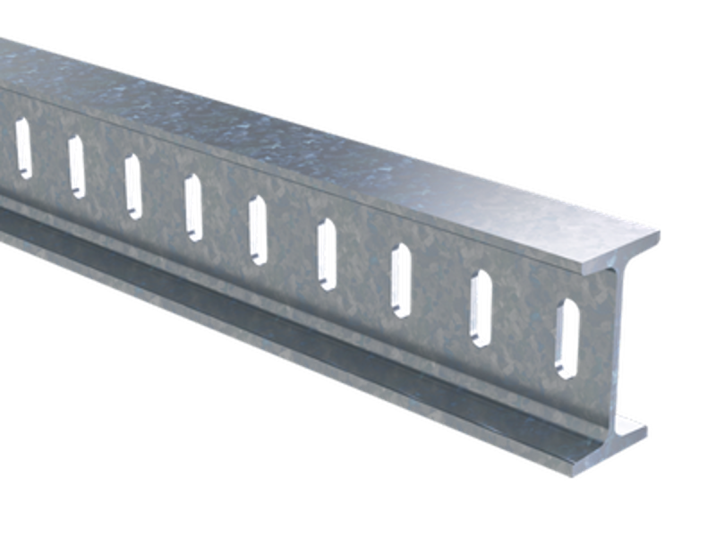 Профиль I-образный 50х100, L2400, толщ.4,5 мм, горячеоцинкованный