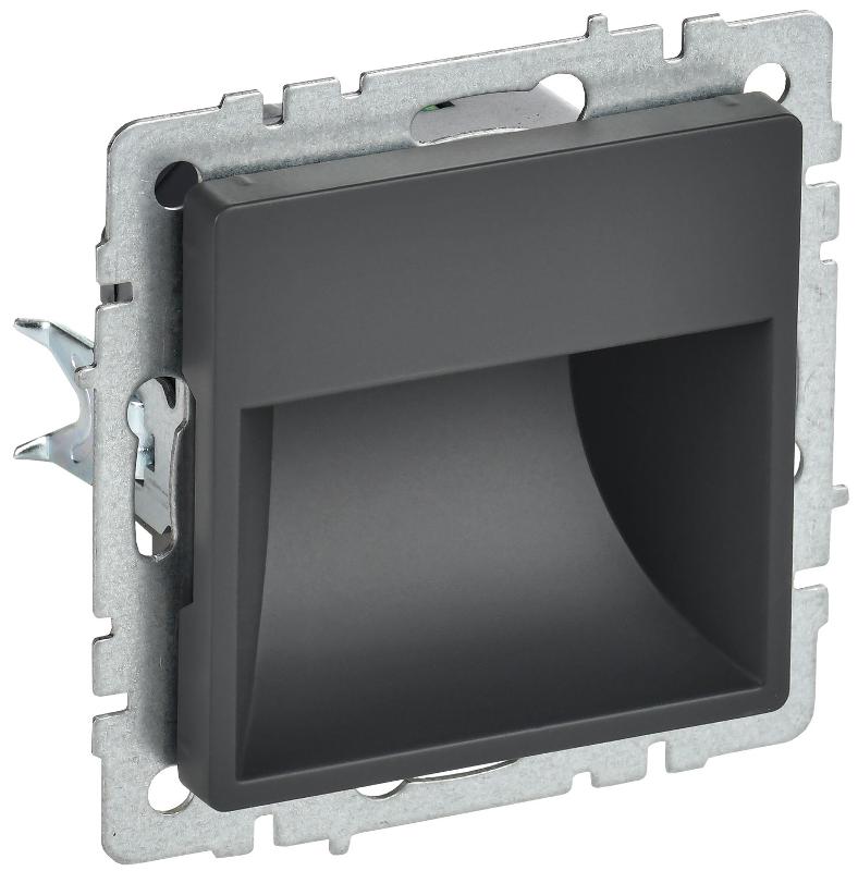 BRITE Подсветка LED встраиваемая ПЛ20-БрГ графит