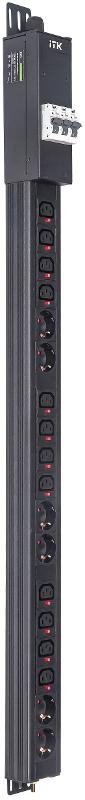 BASE PDU PV1114 24U 3ф 16А 6SCHUKO 12C13 3м IEC60309