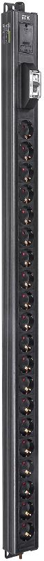BASE PDU PV0111 26U 1ф 16А 20SCHUKO 2,6м SCHUKO