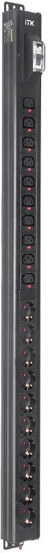 BASE PDU PV1101 24U 1ф 16А 10SCHUKO 10C13 без каб.