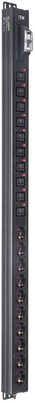 BASE PDU PV1101 24U 1ф 16А 10SCHUKO 10C19 без каб.