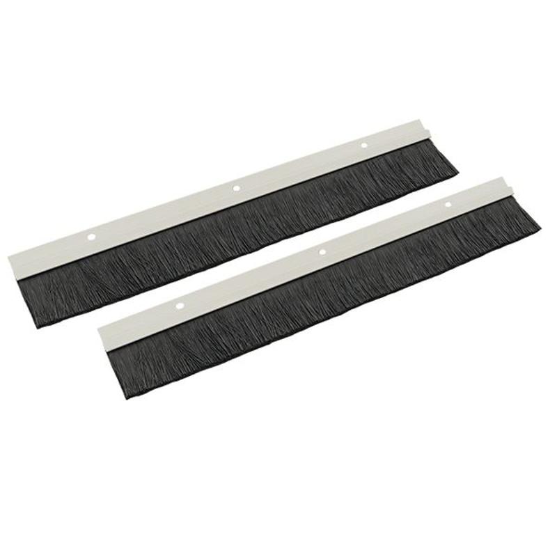 Буртик щеточный на алюминиевом держателе 400*45 ЕKF Basic (2шт)