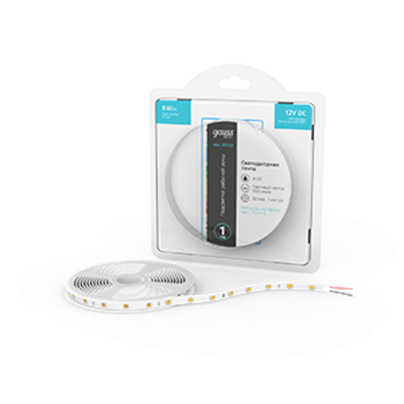 Лента светодиодная Basic LED 5050/60 12V 8W/m 900lm/m 4000K 10mm IP20 3m 1/100