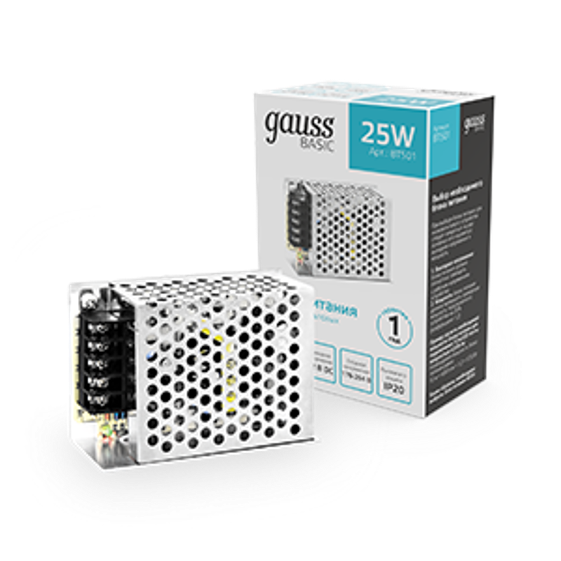 Блок питания Basic 12V 25W IP20 1/140