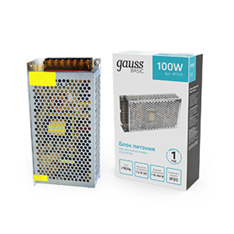 Блок питания Basic 12V 100W IP20 1/50