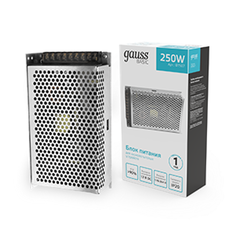 Блок питания Basic 12V 250W IP20 1/36