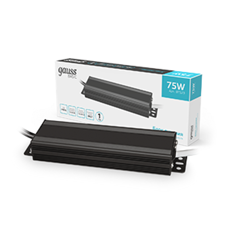 Блок питания Basic 12V 75W IP67 1/20