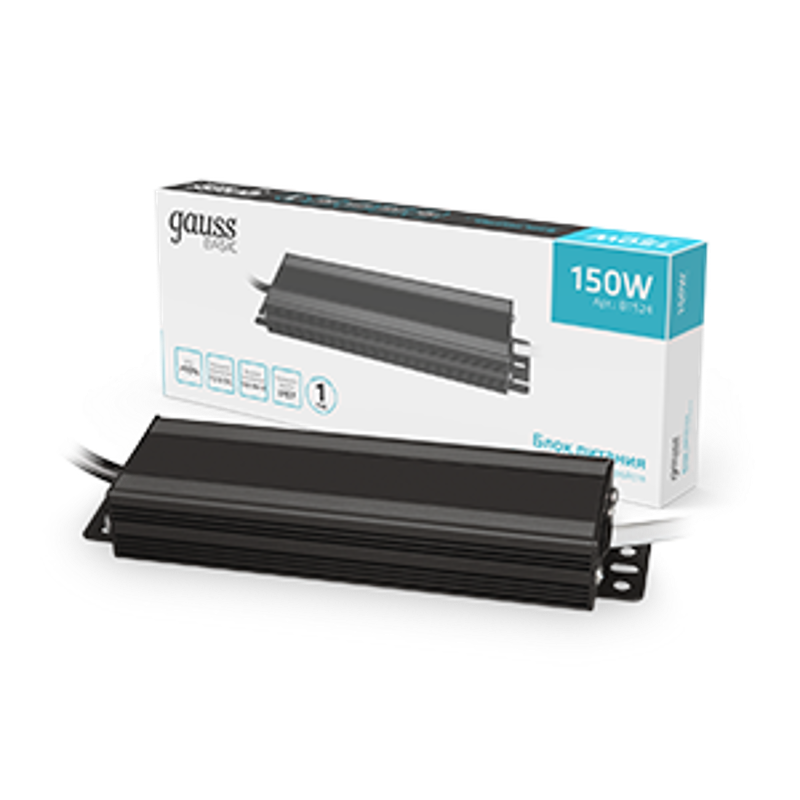 Блок питания Basic 12V 150W IP67 1/15