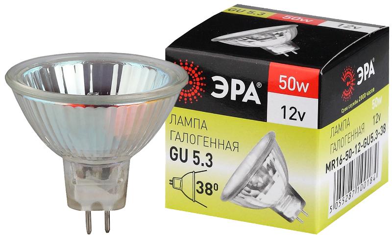 Лампа галогенная 50Вт 12В GU5.3 MR16
