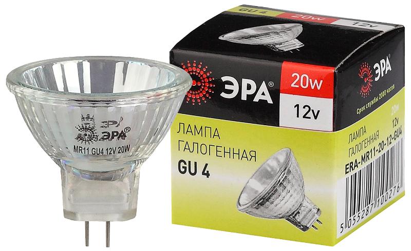 Лампа галогенная 20Вт 12В GU4 MR11