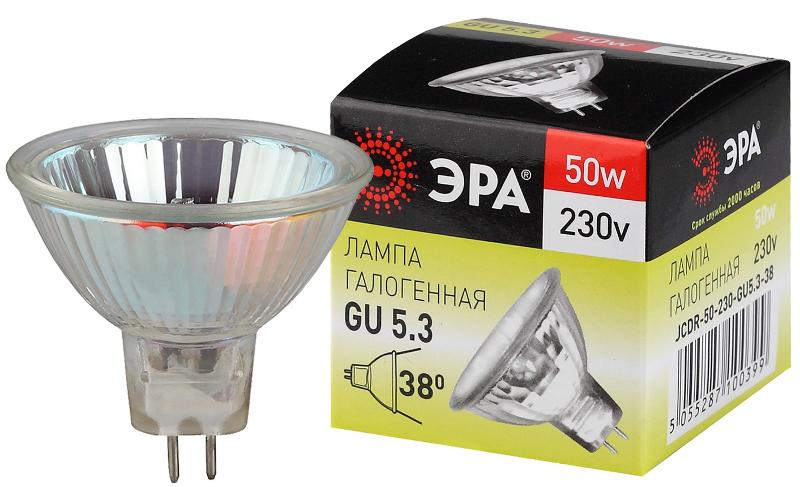 Лампа галогенная 50Вт 220В GU5.3 JCDR (MR16)