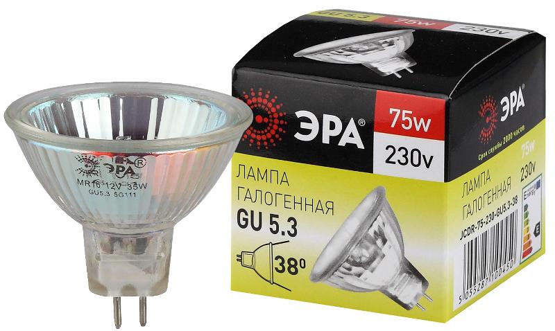 Лампа галогенная 75Вт 220В GU5.3 JCDR (MR16)