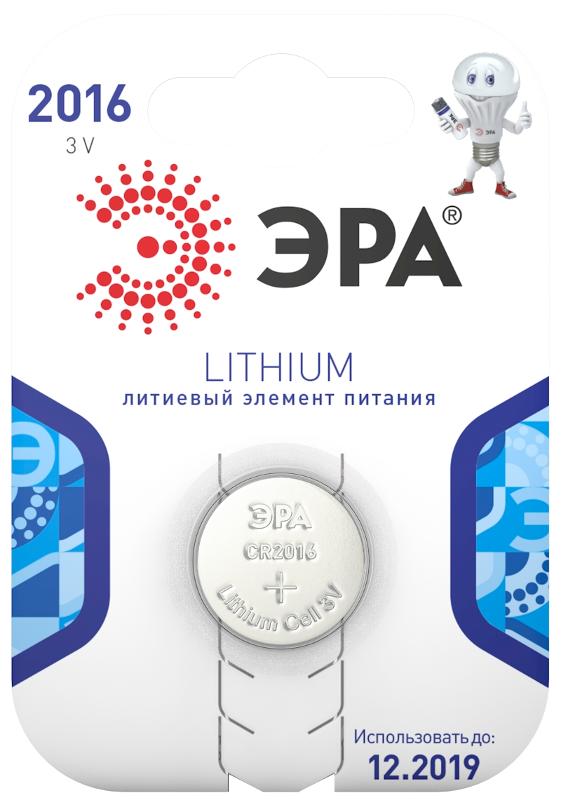 Батарейка литиевая  CR2016-1BL (40/320/35200) (часовая)