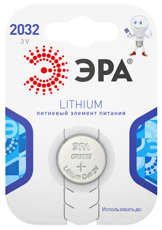 Батарейка литиевая  CR2032-1BL (40/320/31680) (часовая)