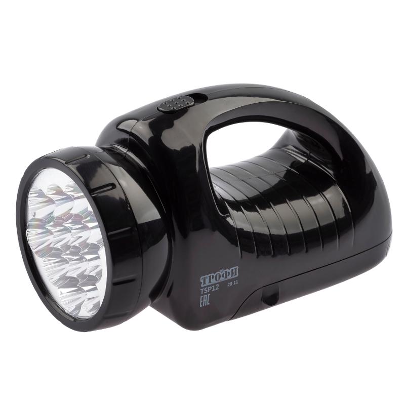 Фонарь прожекторный  12хLED + 18хLED аккумулятор 4V1.8Ah 220В TSP12