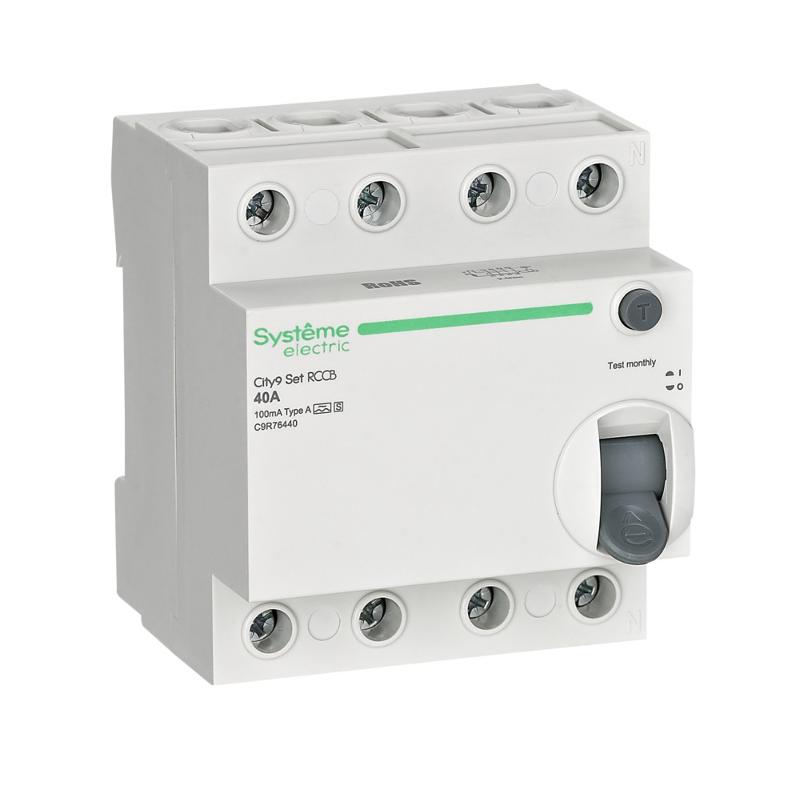 City9 Set ВДТ 40А 4P 100мА A-S 400В