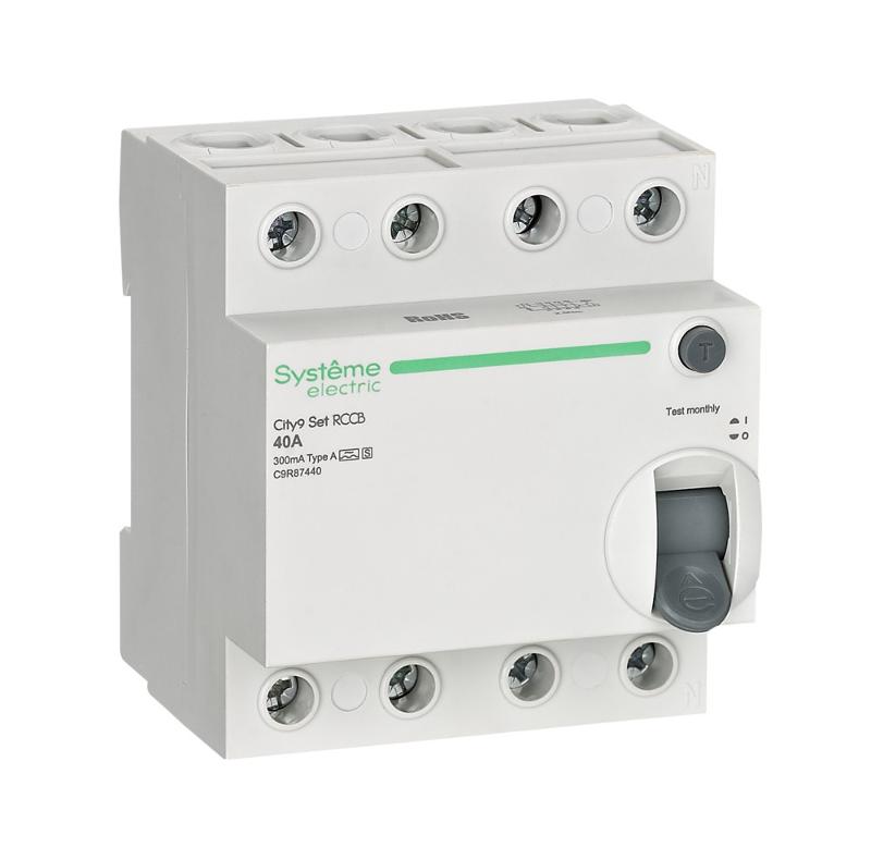 City9 Set ВДТ 40А 4P 300мА A-S 400В